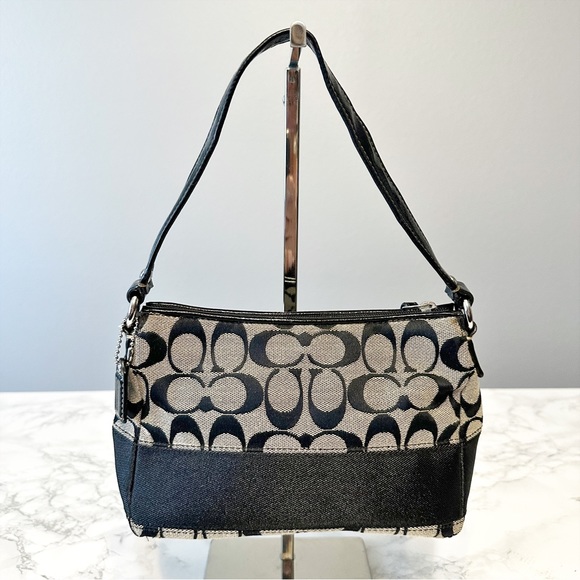 Coach Bags 32 Coach Signature Jacquard Stripe Mini Shoulder Bag